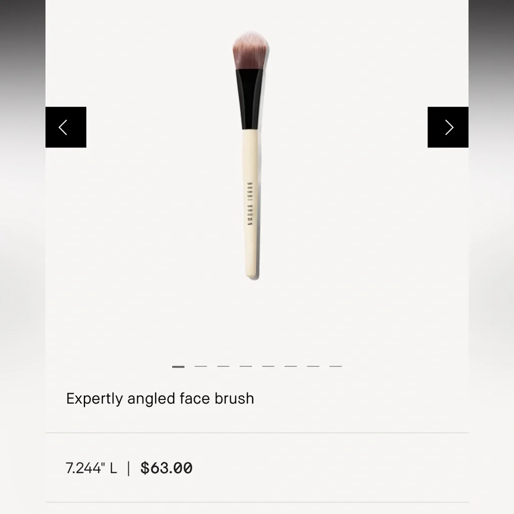 Bobbi Brown blush Cosmetic Bag 2 foundation Brushes